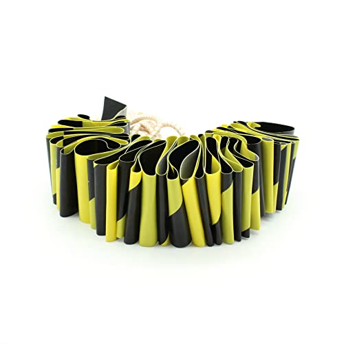 TEMO 2-4m Z-Barrier, High-Visibility Portable Barrier Multi-Use Barricade | Quick And Easy To Install | Strong Seismic And Wind Resistance | Suitable For Indoor And Outdoor Events, Warning Signs - size: 2-4 meters