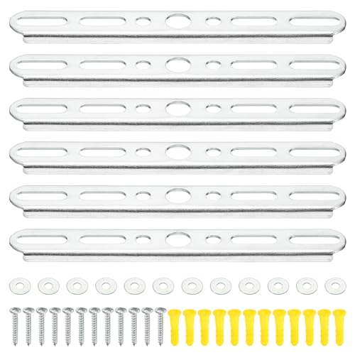 PATIKIL 140mm 5.5 Inch Ceiling Light Plate Kit, 6 Set Pendant Light Fixture Mounting Bracket Crossbar with Screw Nuts Accessories for Chandelier Wall Lighting - size: 140mm