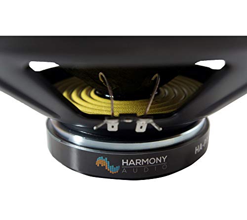 Harmony Audio 15" PA Subwoofer 16 Ohm 2 Pack Raw Replacement Woofer 800W | 48 oz magnets, high power handling, pro drop-in fix on blown 15 inch drivers, covers both cabinets in a pair - size: 16 Ohm, style: Two Pack