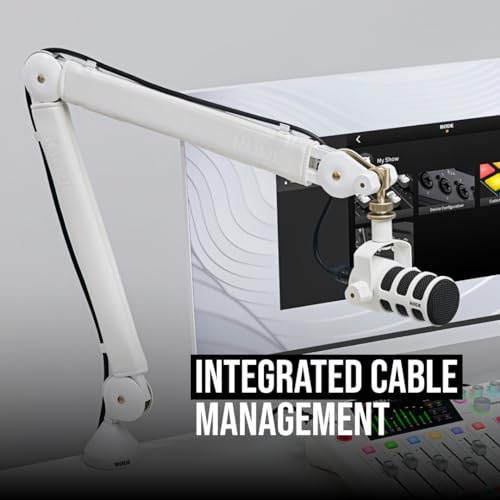 RØDE PSA1+ Professional Studio Arm with Spring Damping and Cable Management (Pink) | Key details: Studio Arm with Spring Damping and Cable Management (Pink) - color: Pink, style: PSA1+