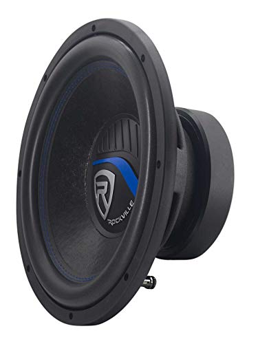 Rockville K5 W12K5S4 1400W Peak 350W RMS 12-Inch Car Audio Subwoofer, 4 Ohm, Deep Bass, High Power Handling, Durable Build, for Car Audio Enthusiasts - style: 12” 4 Ohm