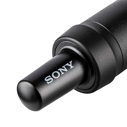 Sony 2X UTX-M40 Wireless Handheld Microphone Transmitter – Cardioid Mic for Live Performance, Interviews & Broadcasting – UC25 (536–608 MHz) | Cleaning Cloth | 2X Mic Stand | Bag | More (Renewed)
