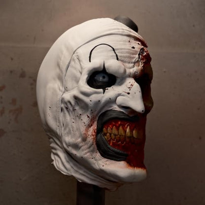 Art The Clown Mask Scary Killer Clown Masks Full Head Latex Halloween Terrifier Costume For Adults - color: Rottenclown
