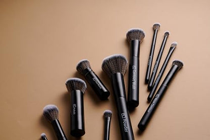 Professional Makeup Brushes BS-MALL With Travel Case - Kabuki Brush Eyeshadow Brush, Concealer Brush, Blush Brush Bronzer & Foundation Brush 20 Pcs, Labeled Daily Use & Versatile Occasions Gift Box - color: Black