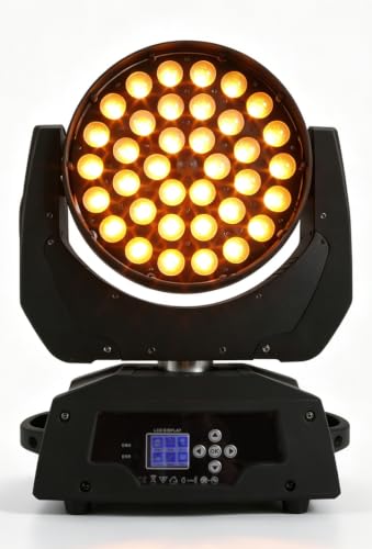 SHEHDS 36x18W LED Moving Head Light, RGBWAP Stage Light