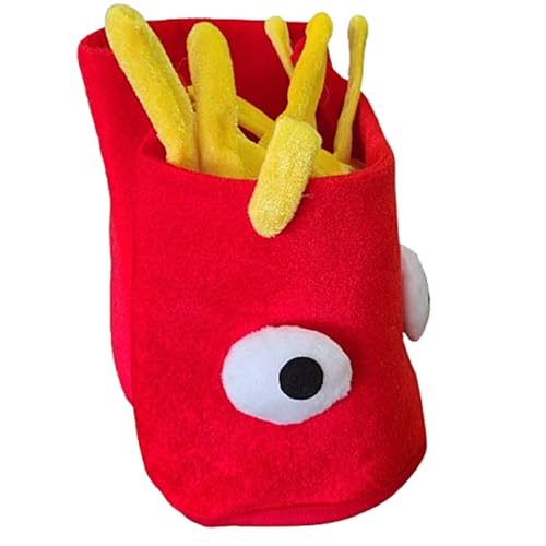Kirei Sui Red French Fries Food Hat Costume Party Accessory for Adults Women