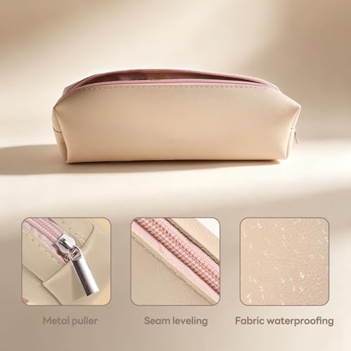 MAANGE 13 PCS Makeup Brushes Professional Make Up Brushes Premium Synthetic Powder Concealers Brushes Travel Makeup Brush Set with Case (Champagne) - color: Champagne