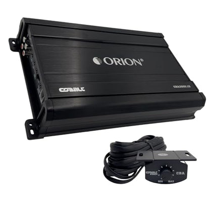 Orion Cobalt CBA3000.1D Monoblock 1-Channel Class D Amplifier for Car Subwoofer, 3000W Max, 800W RMS, 1/2/4 Ohm Stable, Adjustable Low Pass with Bass Boost, MOSFET Power Supply, Bass Knob Included - color: GREY, style: 1-Channel - 3000 Watts