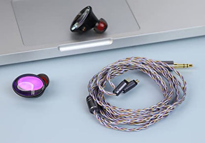 Linsoul Tripowin Zoe 4-Core Hybrid Litz IEM Upgrade Replacement IEM Cable - size: 2pin, style: 3.5mm