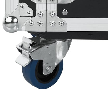 Gator Cases G-TOUR Audio Road Rack with Heavy-Duty Casters and Tour Grade Hardware; 17" Rackable Depth, 10U (G-TOUR 10U CAST)