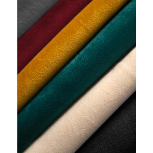 Moondream DecibelControl™ 3-in-1 Soundproof Curtain | Noise Reduction | Thermal Insulation | 100% Blackout | Patented Technology | Velvet | Grommet | 52" W x 84" L | Yellow - Ocher MC215 - color: Yellow - Ocher Mc215, size: 52"W x 84"L (Pack of 1)