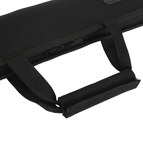 Tosnail 5 Slots Chef Knife Case Roll Bag with Easy Carry Handle - Yellow Line - size: 19" x 5.5" x 1"
