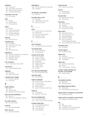 The New Broadway Fake Book - 645 Songs from 285 Shows | Melody, Lyrics and Chords for C Instruments | Sheet Music for Musicals, Gigging and Auditions