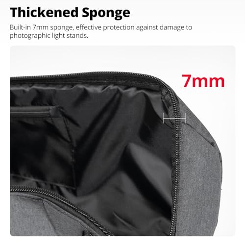 AMBITFUL Widened Version Tripod Carrying Case Bag 21/25/31/39/43/47/51/55/ for Light Stands,Boom Stand,Umbrella and Tripod Photography Accessories (21.65in(55cm)*Φ7.08in(18cm)) - color: 21.65in(55cm)*Φ7.08in(18cm)