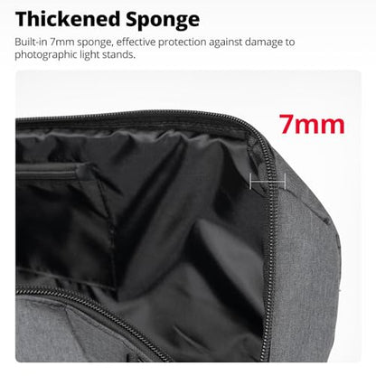 AMBITFUL Widened Version Tripod Carrying Case Bag 21/25/31/39/43/47/51/55/ for Light Stands,Boom Stand,Umbrella and Tripod Photography Accessories (55.11in(140cm)*Φ8.66in(22cm)) - color: 55.11in(140cm)*Φ8.66in(22cm)