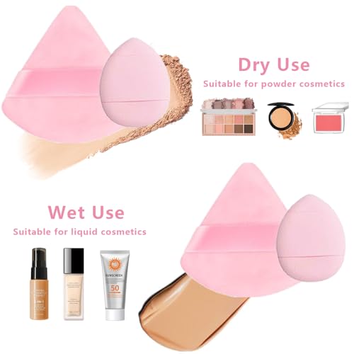 31 Pcs Makeup Brushes Set with Makeup Sponges and Triangle Powder Puffs, Premium Synthetic Foundation Blending Blush Eyeshadow Brushes with Spa Headband, Wristbands & Brush Cleaning Bowl