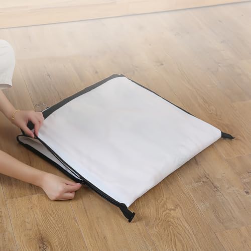 Long Dress Covers Garment Storage Bags Full Length Dress Bags Wedding Gown Storage Bag Dance Costume Carrier Dustproof Clothes Covers Bags with Zip White