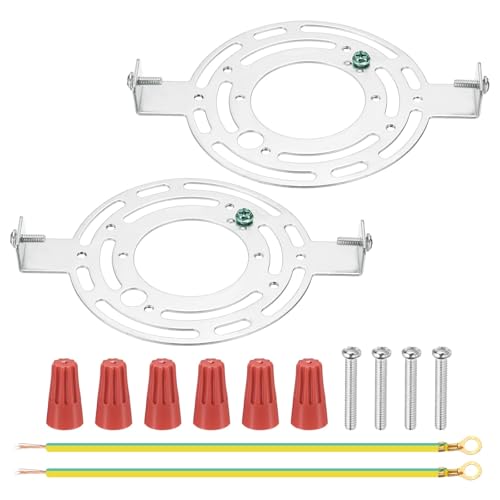 2 Set 140mm 5.51" Universal Light Fixture Mounting Bracket Kit - size: 140mm (5.51")