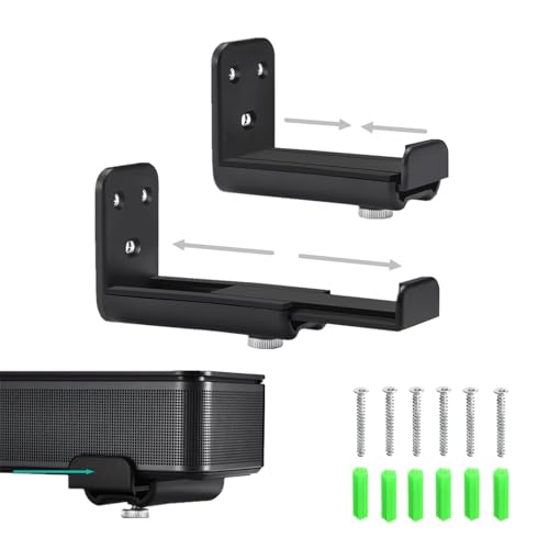 Soundbar Wall Mount for Sony,JBL,LG,Bose SoundBar Mounting Bracket Under TV