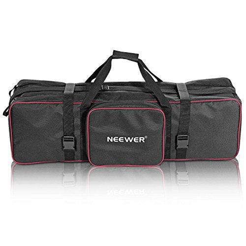 Neewer® 35"x10"x10"/90 x 25 x 25 cm Photo Studio Equipment Large Carrying Bag with Strap for Tripod Light Stand and Photography Lighting Kit(CB-05) - style: 30"x10"x10"/Black+red