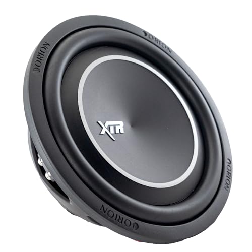 ORION XTR12SWD4 XTR Series 12" Shallow Subwoofer, 2000W, Dual 4 Ohm | 2000W Max, 500W RMS, Dual 2" Voice Coil, UV-Coated Cone, NBR Surround, Slim Design, Car Audio - style: 12" - DUAL 4 OHM