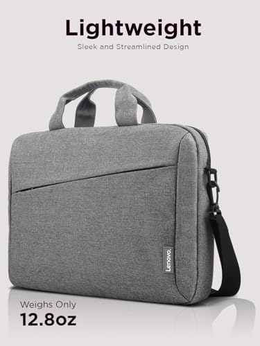 Lenovo Laptop Carrying Case T210, 15.6-Inch Laptop and Tablet, Sleek Design, Durable and Water-Repellent Fabric - color: Gray, size: 15.6 inch