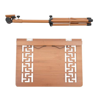 Music Stand, Professional Portable Sheet Music Stand with Clamp-on Tray, Adjustable Height and Angle Design, Folding Music Stand for Violin,Orchestra Professional Conductor Stand
