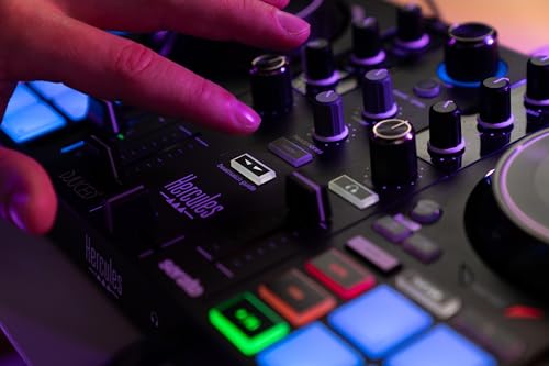 Hercules DJControl Inpulse 200 MK3 - Ideal DJ Controller with Serato Lite | Beatmatch light guides, dedicated Stems controls, 8 performance pads, touch jog wheels & DJUCED/Serato DJ Lite - style: Inpulse 200MK3 Edition