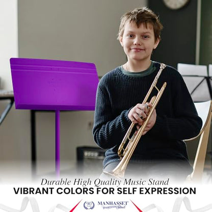 Manhasset 48 Symphony Music Stand for Sheet Music - Model 4801MPU - color: Purple, Matte, size: Pack of 1