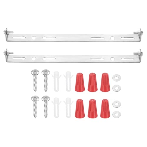 PATIKIL 195mm (7.7") Universal Light Fixture Mounting Bracket Kit, 2 Set Light Crossbar Ceiling Light Plate with Screw for Wall Lights Ceiling Lighting Pendant Chandelier - size: 195mm (7.7")