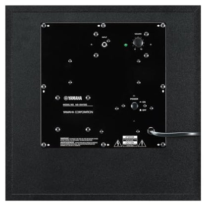 Yamaha Audio 10" 100W Powered Subwoofer - Black (NS-SW100BL) | 10-inch 100W powered subwoofer with Twisted Flare Port and Advanced YST II for movies, music and home theater