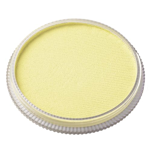 TAG Professional Face and Body Paint, Pastel Yellow 32gm, non toxic, hypoallergenic, easy to wash off, ideal for Kids Parties, Halloween, Cosplay and Events