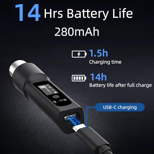 2 Pack Wireless XLR Bluetooth Receivers, High-Fidelity Audio | Bluetooth Audio Adapter for PA Speakers, Mixers & Live Sound, OLED Display, 14H Battery, 100 FT Range - size: Double
