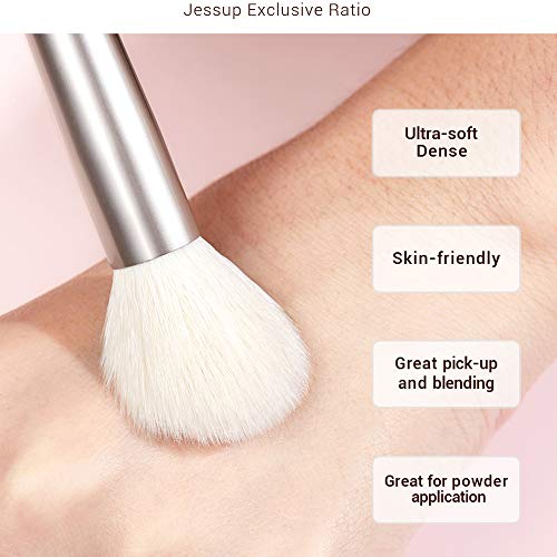 Jessup Makeup Brushes Set Professional Makeup Brush Eyeshadow Blending Powder Foundation Blusher Concealer 25pcs with Cosmetics Storage Box, Blushing Bride T295 - color: X-Blushing Bride+Storage Box