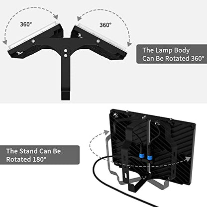 400W LED Flood Light, 40000LM Super Bright Outdoor Security Lights with Wider Lighting Angle,6000K Daylight White, IP66 Waterproof Outdoor Lighting for Garage, Garden, Yard, Parking Lot - size: 200W- Flood Light-2Pack