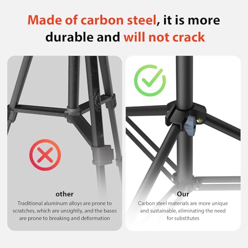 10ft/118 Heavy Duty Photography Light Stand, Tripod with 1/4" Screw - size: 9.84ft-Ø28mm