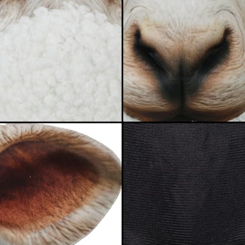 Sheep Bear Mask Animal Face Mask for Men Women Halloween Cosplay Party - color: Sheep