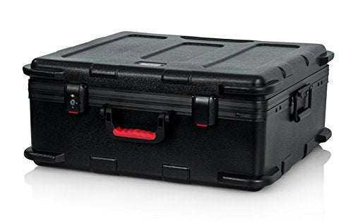 Gator Cases Molded Flight Case for Rack Mountable Mixers Up to 12U Rack Space with TSA Approved Locking Latch (GTSA-MIX12PU) - size: 12U Pop-Up