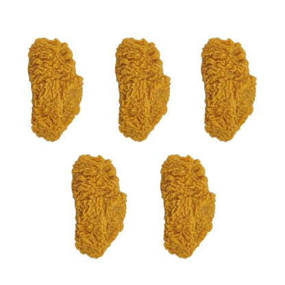 5 Pcs Simulated Chicken Legs Wings Fake Food Model Lifelike Fake Fried Chicken Kitchen Home Party Decoration Display Photography Props (Wings) - color: Wings