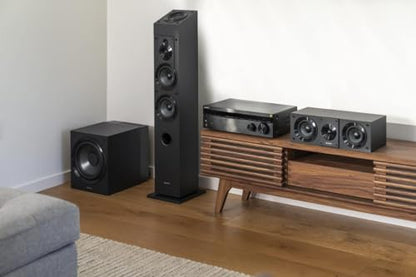 Sony SSCS8 2-Way 3-Driver Center Channel Speaker - Black, 4 Bookshelf Speaker System | 4 Bookshelf Speaker System, 2-way, 3-speaker bass-reflex system, 4 Foamed-Mica - style: SSCS8