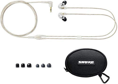 Shure PSM300 P3TRA215TWP Pro Wireless In-Ear Personal Monitor System with SE215-CL Earphones, Twinpack - J13 Band - size: Twinpack, style: J13 Band (566-590 MHz)