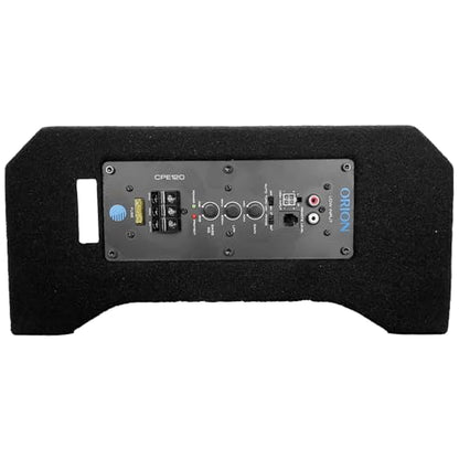 ORION CPE120 Cobalt 12" Active Down-Firing Subwoofer Enclosure, 1500W Max | 1500W Max, Built-In Amplifier, Down-Firing, Shallow Mount, Slim Sealed, Air-Tight - style: 12 Inch - 1500 Watts Active