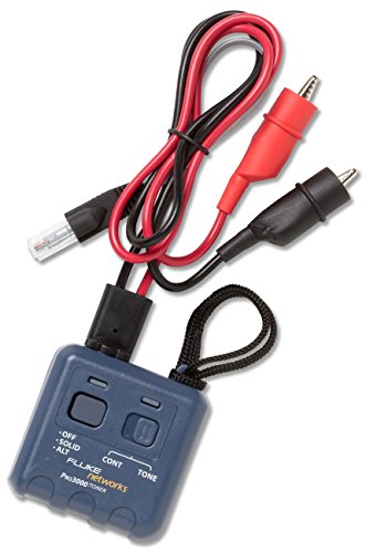 Fluke Networks 262003AL Pro3000 Analog Tone Generator with Alligator Clips and RJ11 Plug - style: Tone Generator with Alligator Clips & RJ11