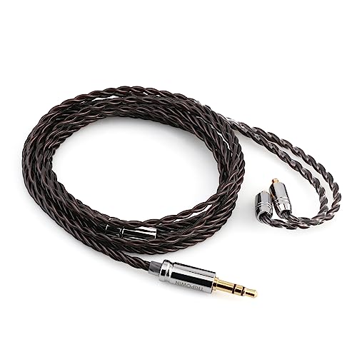 Linsoul Tripowin Mirage IEM Cable,30AWG OCC 4N HiFi IEM Upgrade Replacement Cable, with 3.5mm Audio Jack for in-Ear Monitor Audiophile Musician(MMCX) | 30AWG OCC, with 3.5mm Audio Jack for in-Ear Monitor Audiophile Musician, MMCX - size: MMCX