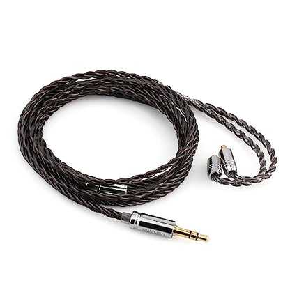 Linsoul Tripowin Mirage IEM Cable,30AWG OCC 4N HiFi IEM Upgrade Replacement Cable, with 3.5mm Audio Jack for in-Ear Monitor Audiophile Musician(MMCX) | 30AWG OCC, with 3.5mm Audio Jack for in-Ear Monitor Audiophile Musician, MMCX - size: MMCX