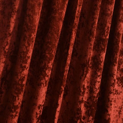 Beau Crushed Velvet Window Curtains Burgundy 2 Panels Set 52" W x 84" L - color: Burgundy, size: 52"W x 84"L (Pack of 2)