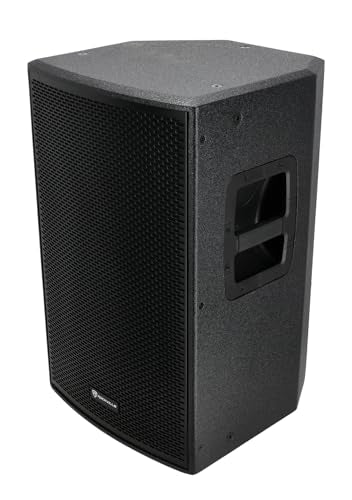 Rockville PLX12 12" Powered PA Speaker, 3000W Peak / 750W RMS, Plywood, DSP | Enclosure, Bluetooth 5.2 TWS, 2 XLR/TRS Inputs, AUX, XLR Output, Wedge Monitor, Pole Mount, 127dB SPL, Class D, 12 Fly Points