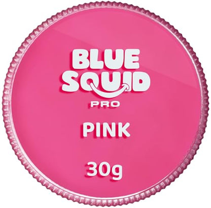 Blue Squid Face Paint Water Based Single Cake Professional Face Paint & Body Paint - Water Activated, Kids Adults Face Painting for Costume, Halloween Makeup, Cosplay - Classic Pink Face Paint 30g - color: Classic Pink 30g
