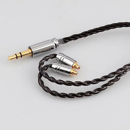 Linsoul Tripowin Mirage IEM Cable,30AWG OCC 4N HiFi IEM Upgrade Replacement Cable, with 3.5mm Audio Jack for in-Ear Monitor Audiophile Musician(MMCX) | 30AWG OCC, with 3.5mm Audio Jack for in-Ear Monitor Audiophile Musician, MMCX - size: MMCX