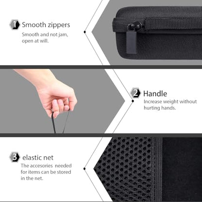 co2CREA Case for Xvive U3 U3C Microphone System Transmitter and Receiver | Travel Protection, Soft Anti-Static Lining, Hard EVA Shell, Shockproof Dustproof Water Resistant - size: for Xvive U3